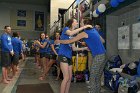 Swimming Senior Day  Wheaton College Women's Swimming & Diving seniors were honored on Senior Day prior to the team’s duel meet against Babson, January 11, 2020. - Photo By: KEITH NORDSTROM : Wheaton, Swimming, Senior Day